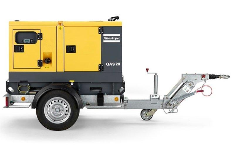 Strømaggregat 20KVA Atlas Copco QAS 20